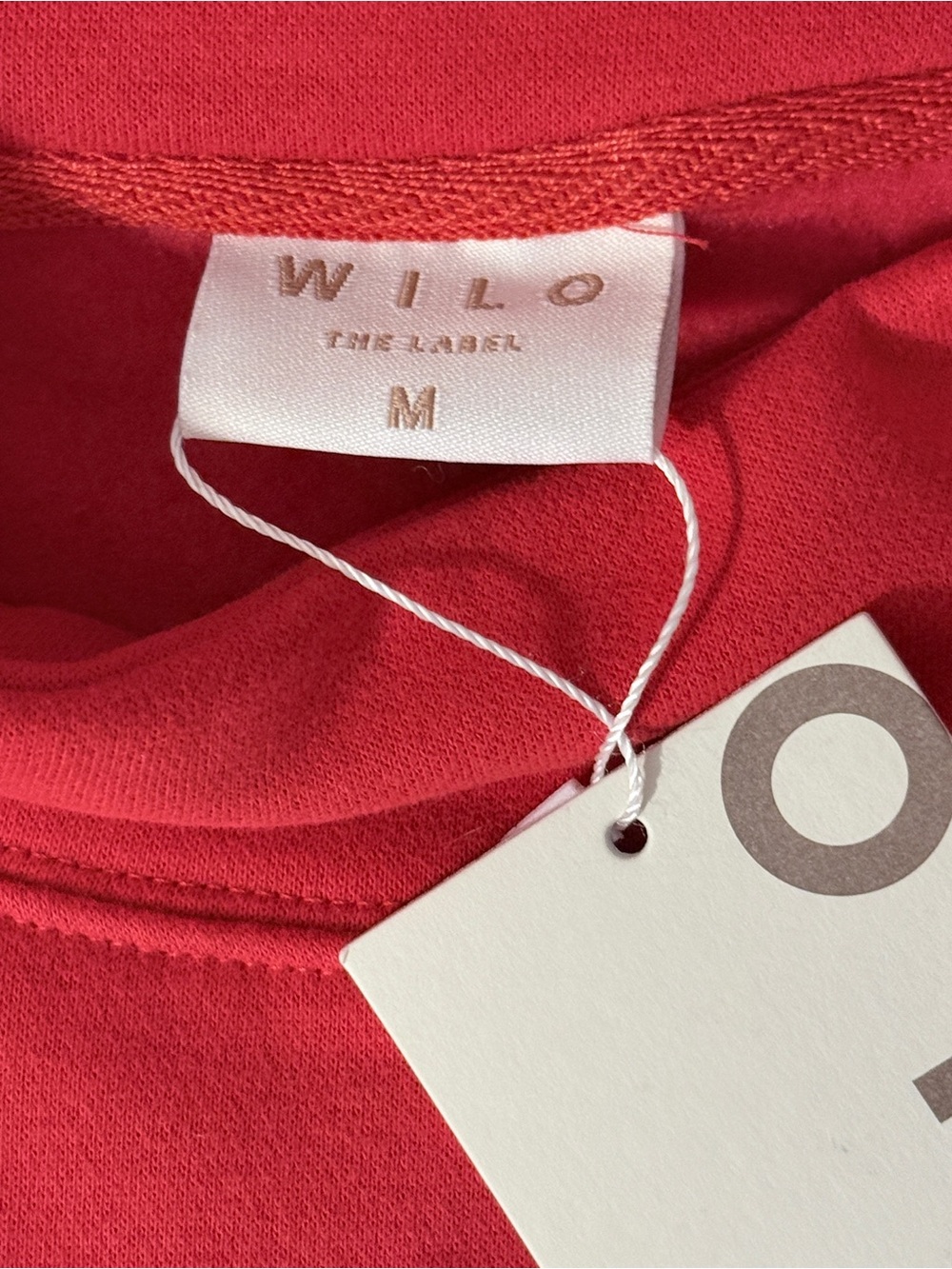 WILO Active Red 'Sporty' Women's Sweatshirt and Shorts Set - Picture 3 of 5